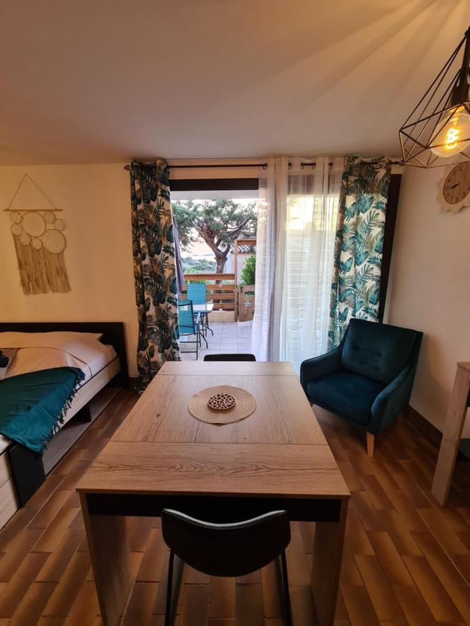 Studio Avec Terasse Vue Mer Porticcio  Dış mekan fotoğraf